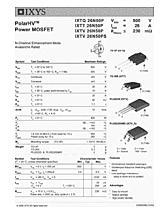 DataSheet IXTV26N50P pdf